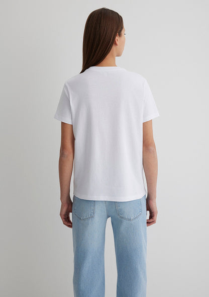 Miav Printed White T-Shirt