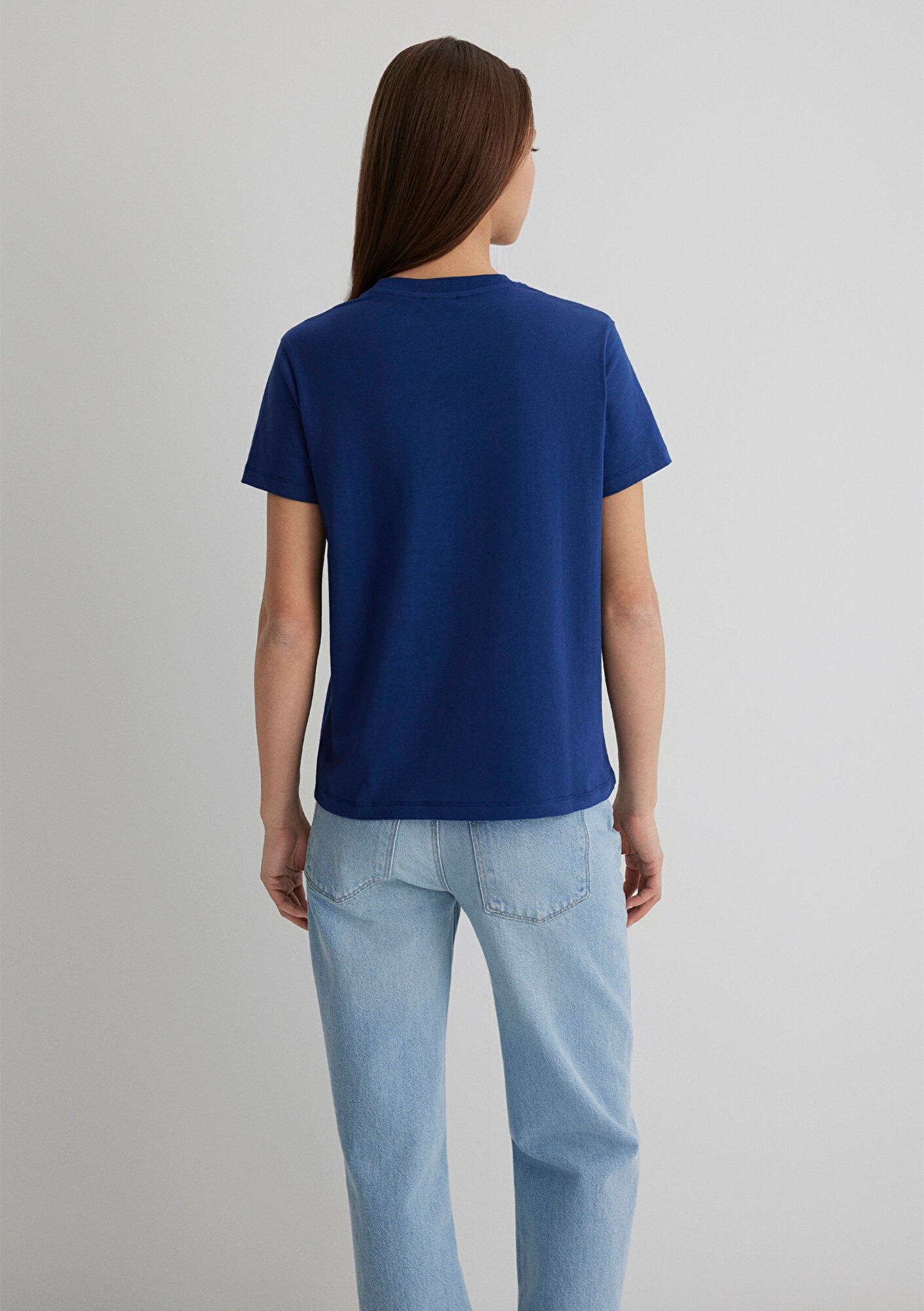 Miav Printed Navy T-Shirt