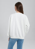 Mavi Logo Printed White Sweatshirt