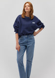 Mavi Logo Printed Navy Sweatshirt