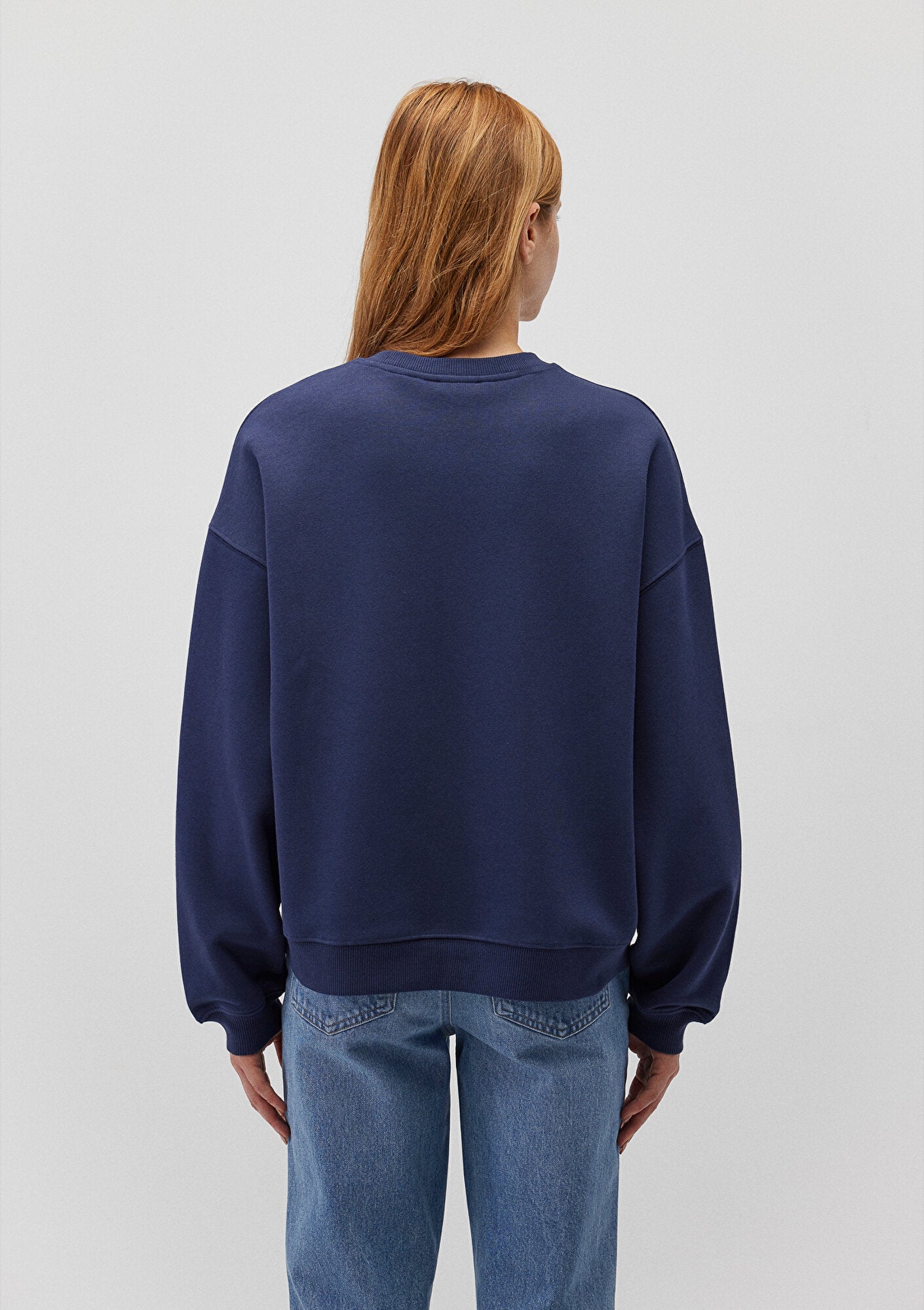 Mavi Logo Printed Navy Sweatshirt