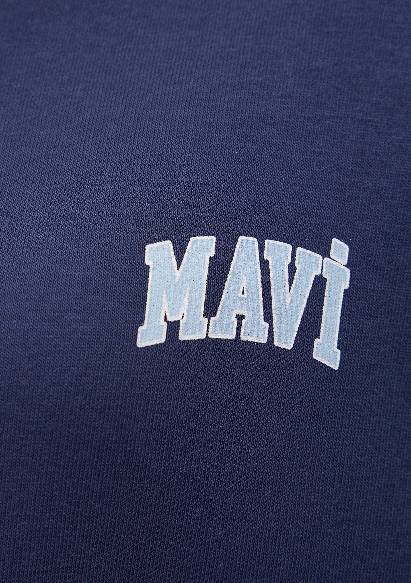 Mavi Logo Printed Navy Sweatshirt