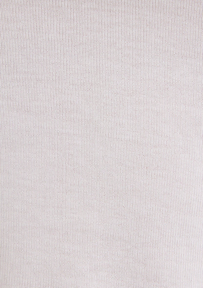 Half Button White Basic T-Shirt