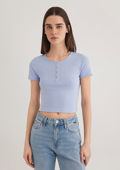 Blue Basic T-Shirt