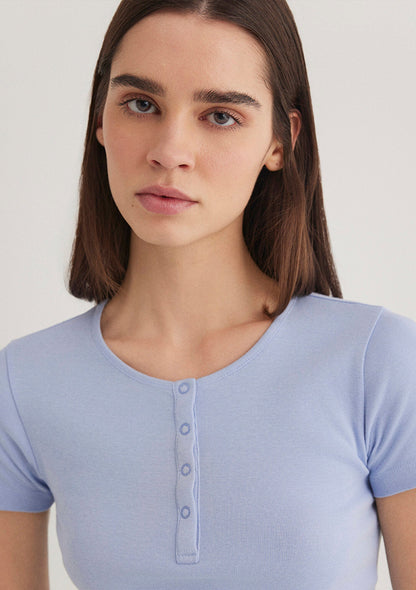 Blue Basic T-Shirt
