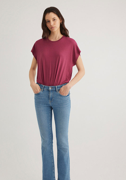 Crew Neck Pink T-Shirt