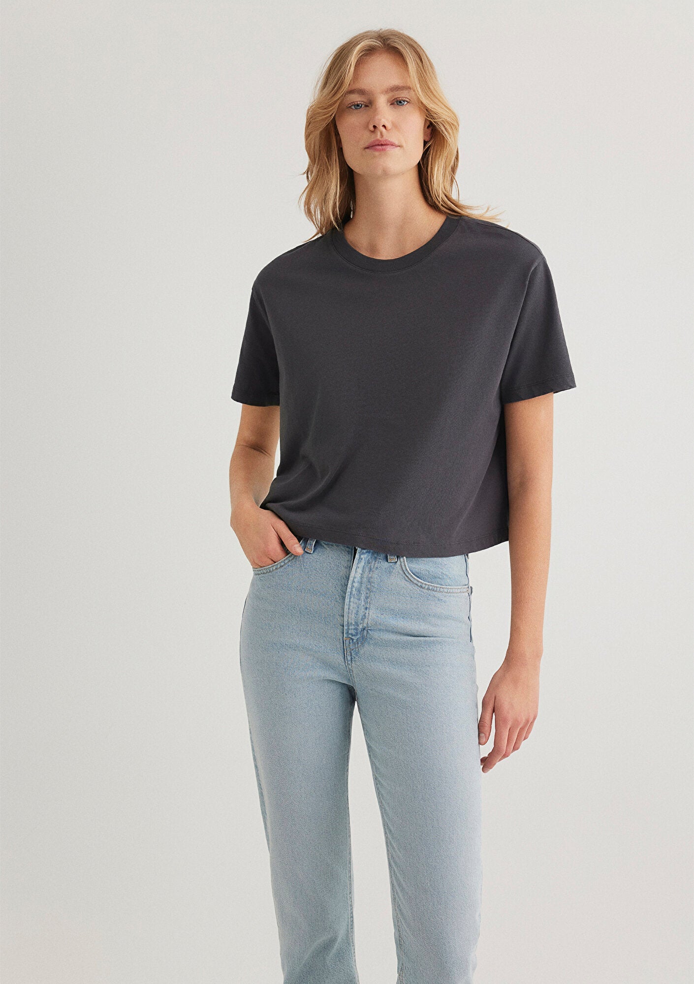 Grey Basic T-Shirt