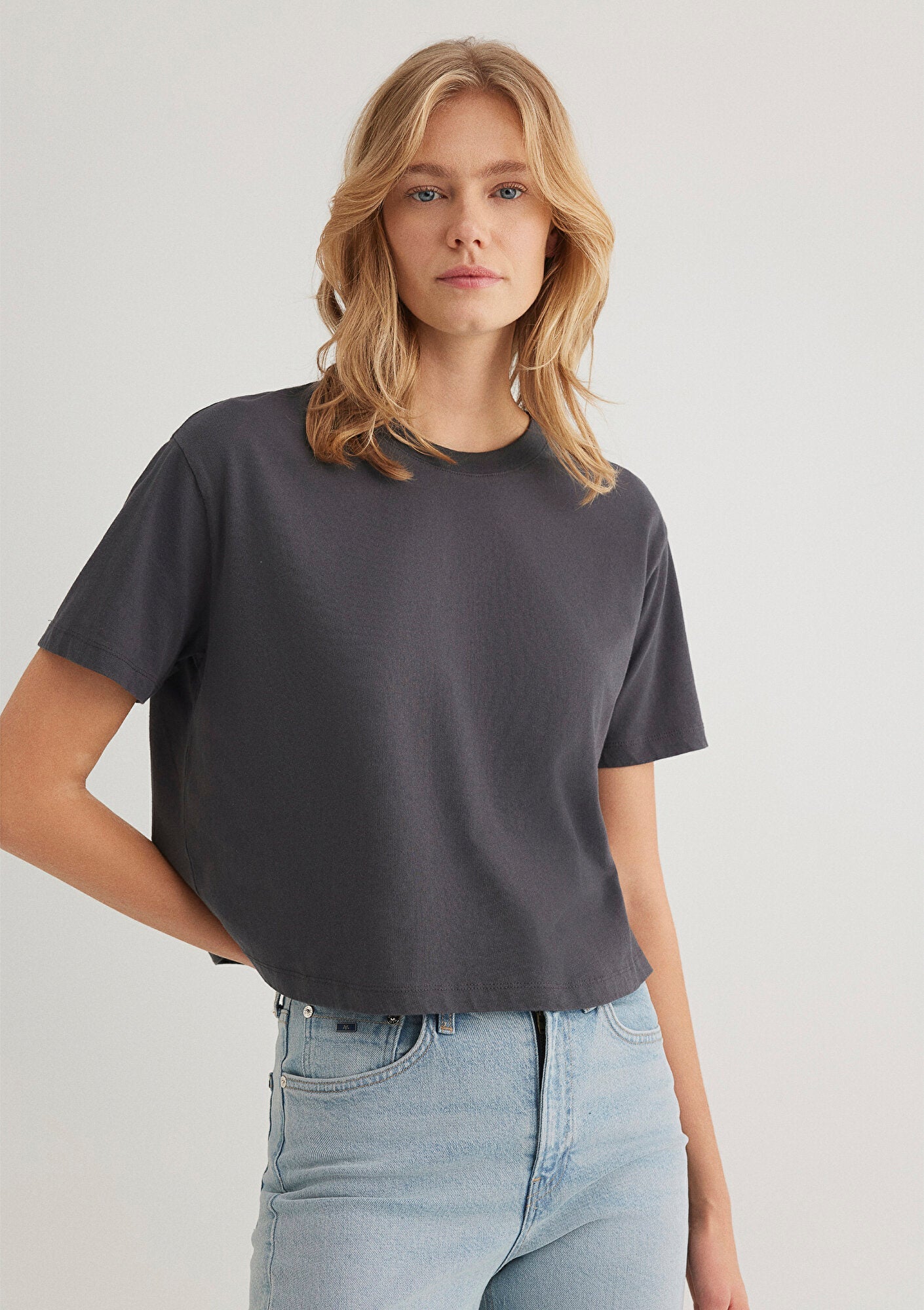 Grey Basic T-Shirt