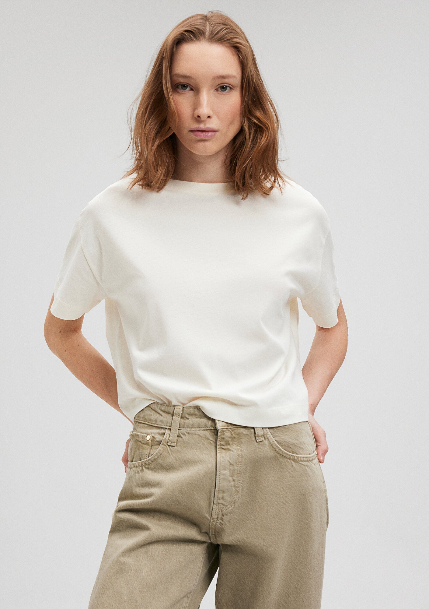 White Basic T-Shirt