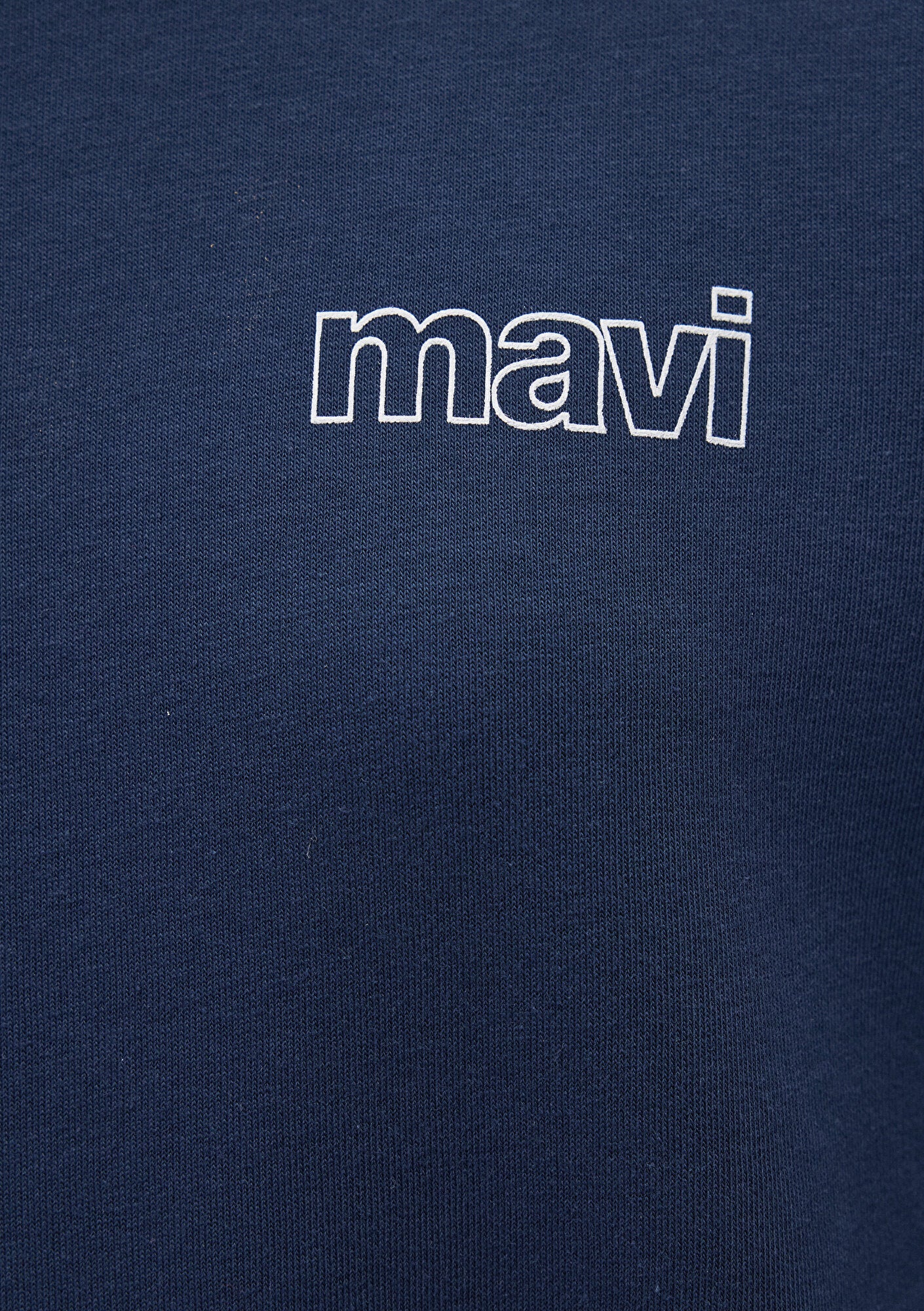 Mavi Logo Printed Navy Sweatshirt