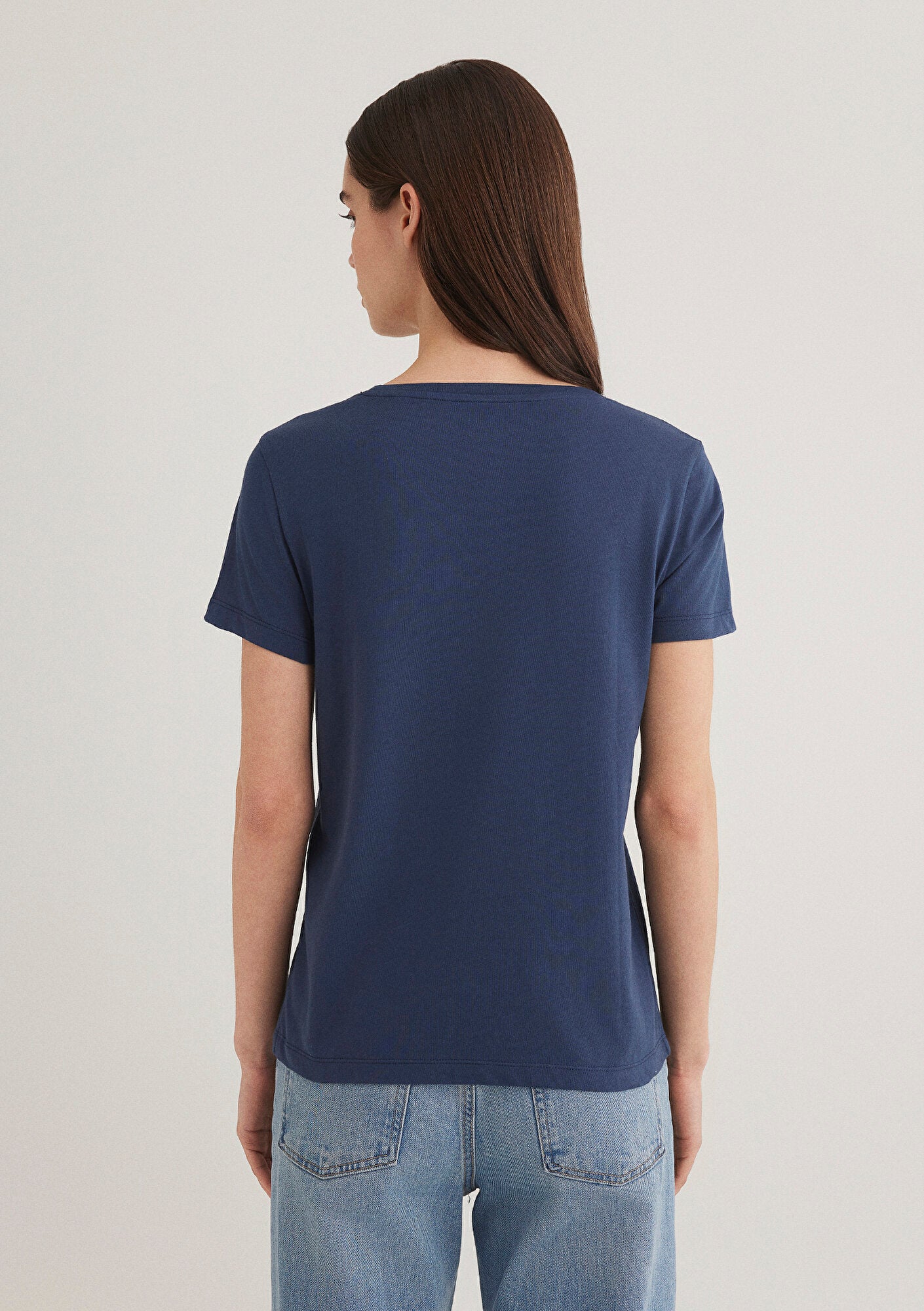 Printed Indigo T-Shirt