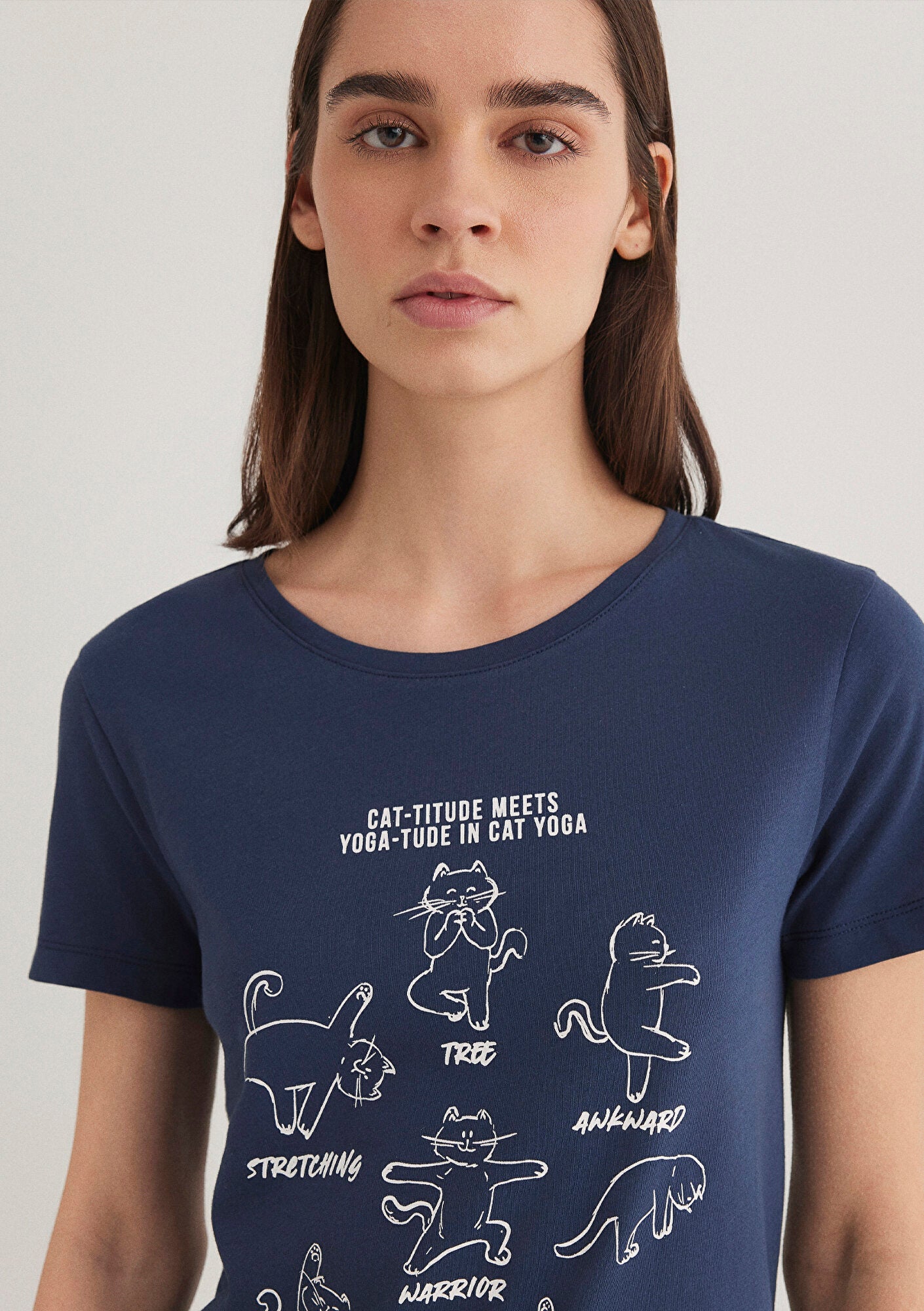Printed Indigo T-Shirt