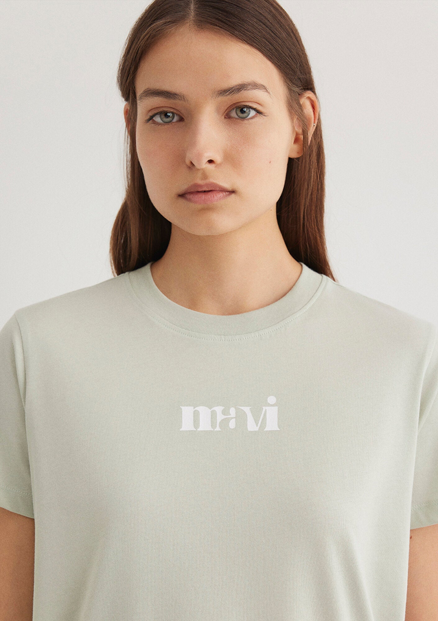 Mavi Printed Green T-Shirt