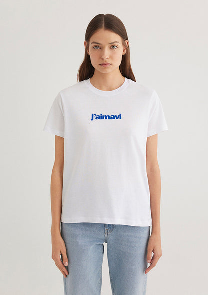 Mavi Printed White T-Shirt