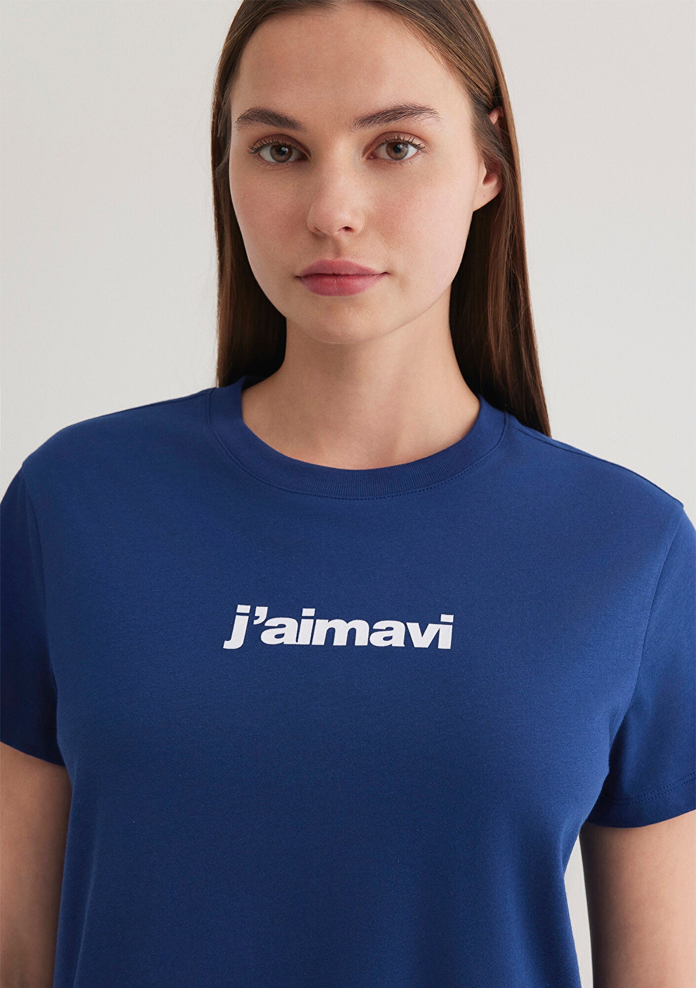 Mavi Printed Navy T-Shirt