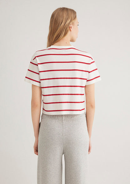 Red Crew Neck T-Shirt