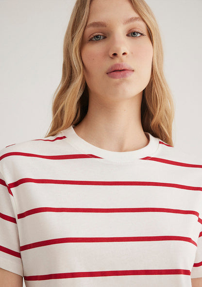 Red Crew Neck T-Shirt