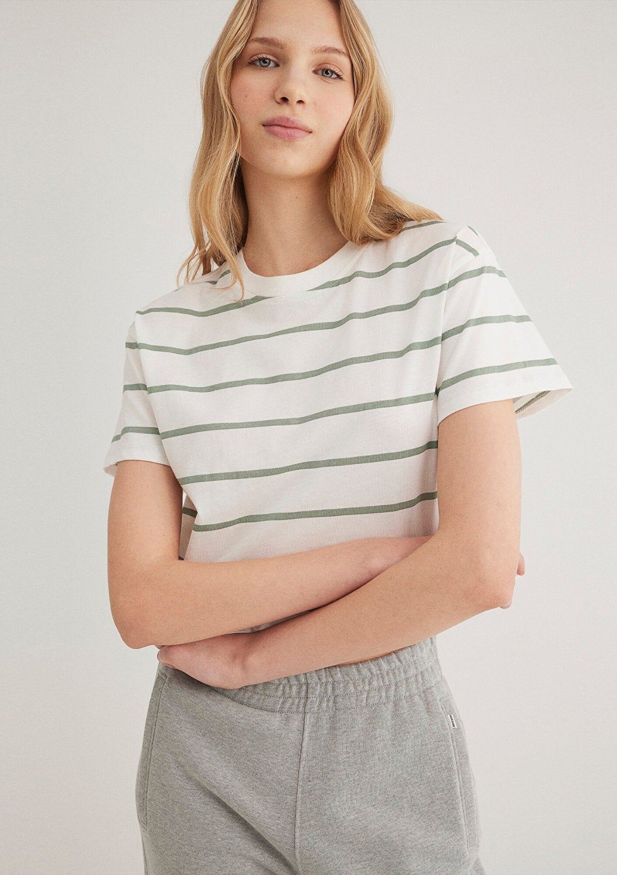 Green Crew Neck T-Shirt