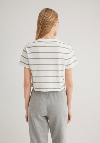 Green Crew Neck T-Shirt