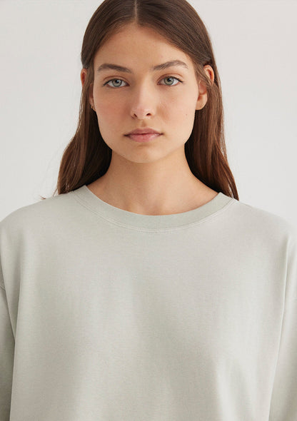 Grey Crop T-Shirt