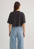 Anthracite Basic Crop T-Shirt