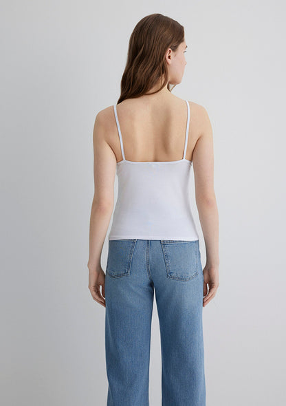 Strap White Basic Tank