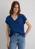 V Neck Navy Basic T-Shirt