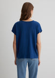 V Neck Navy Basic T-Shirt