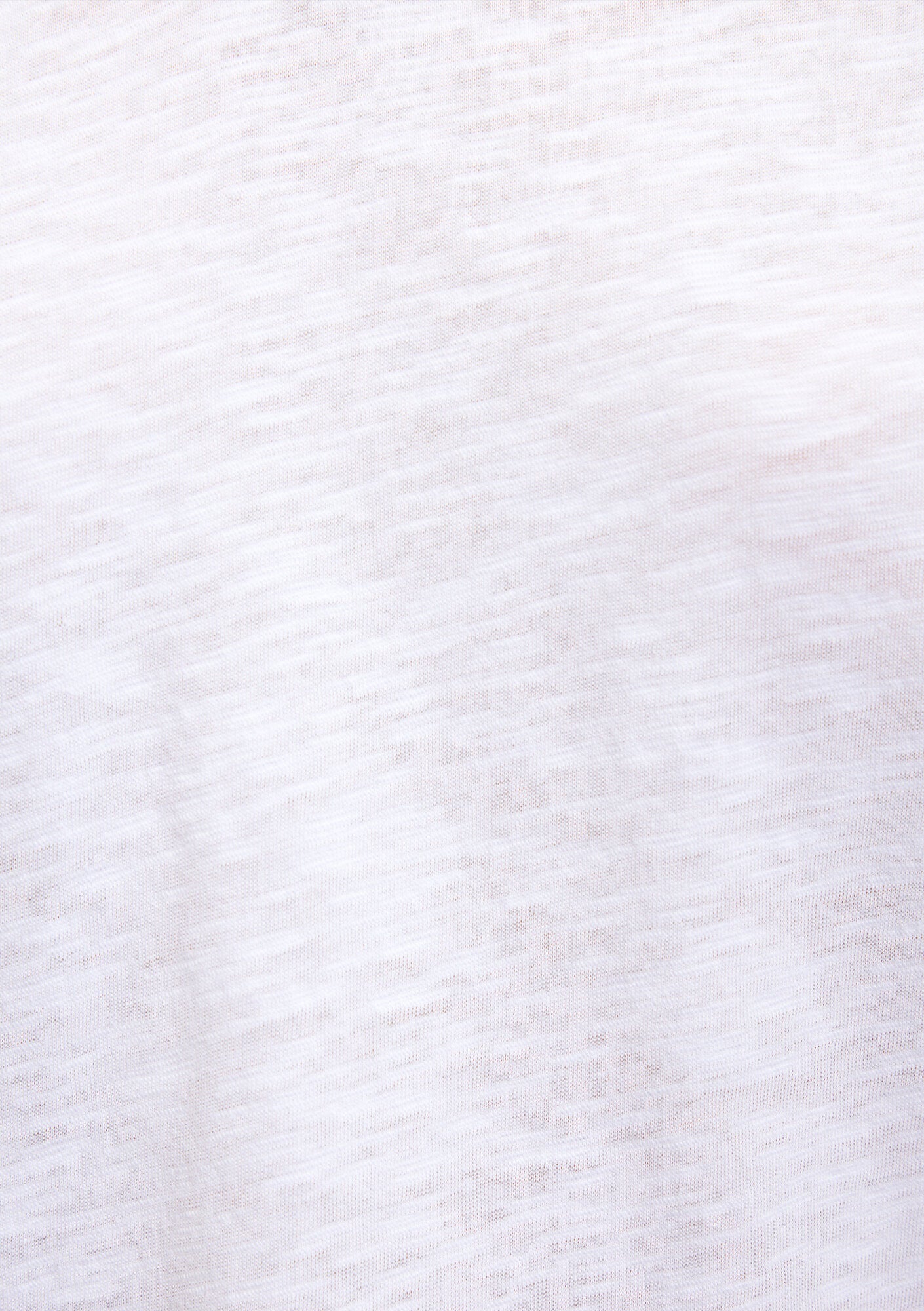 V Neck White Basic T-Shirt