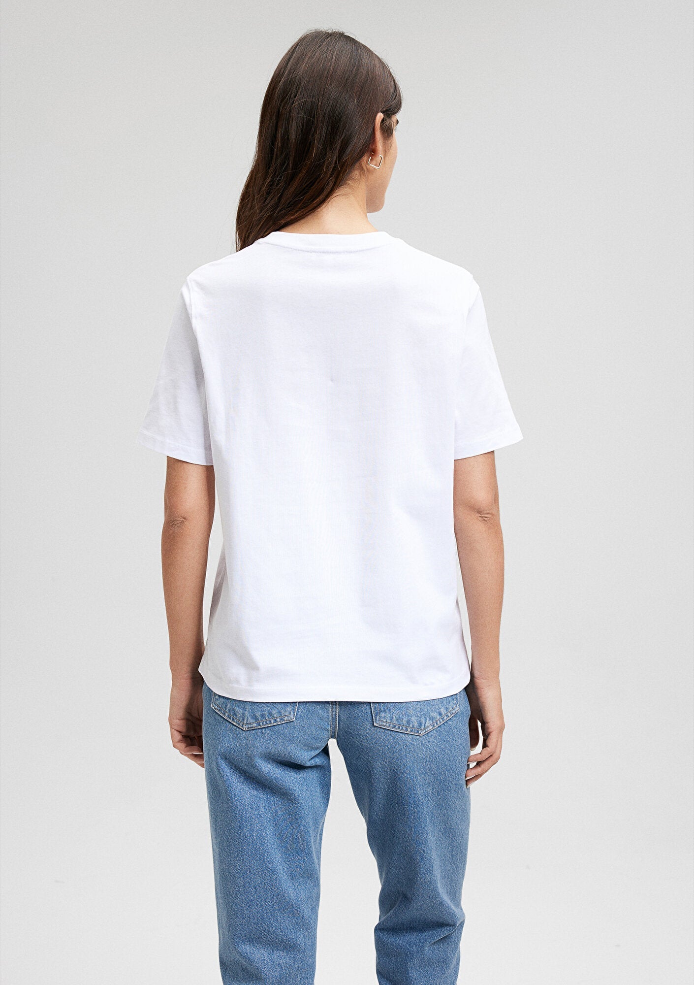 Mavi Jeans Printed White T-Shirt