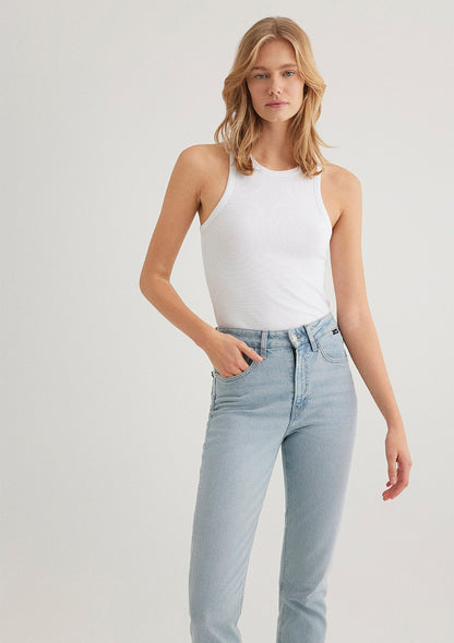 White Basic Tank Top