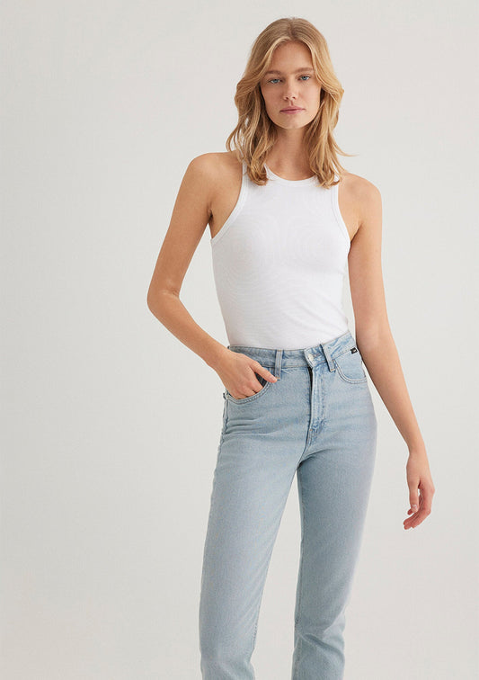 White Basic Tank Top