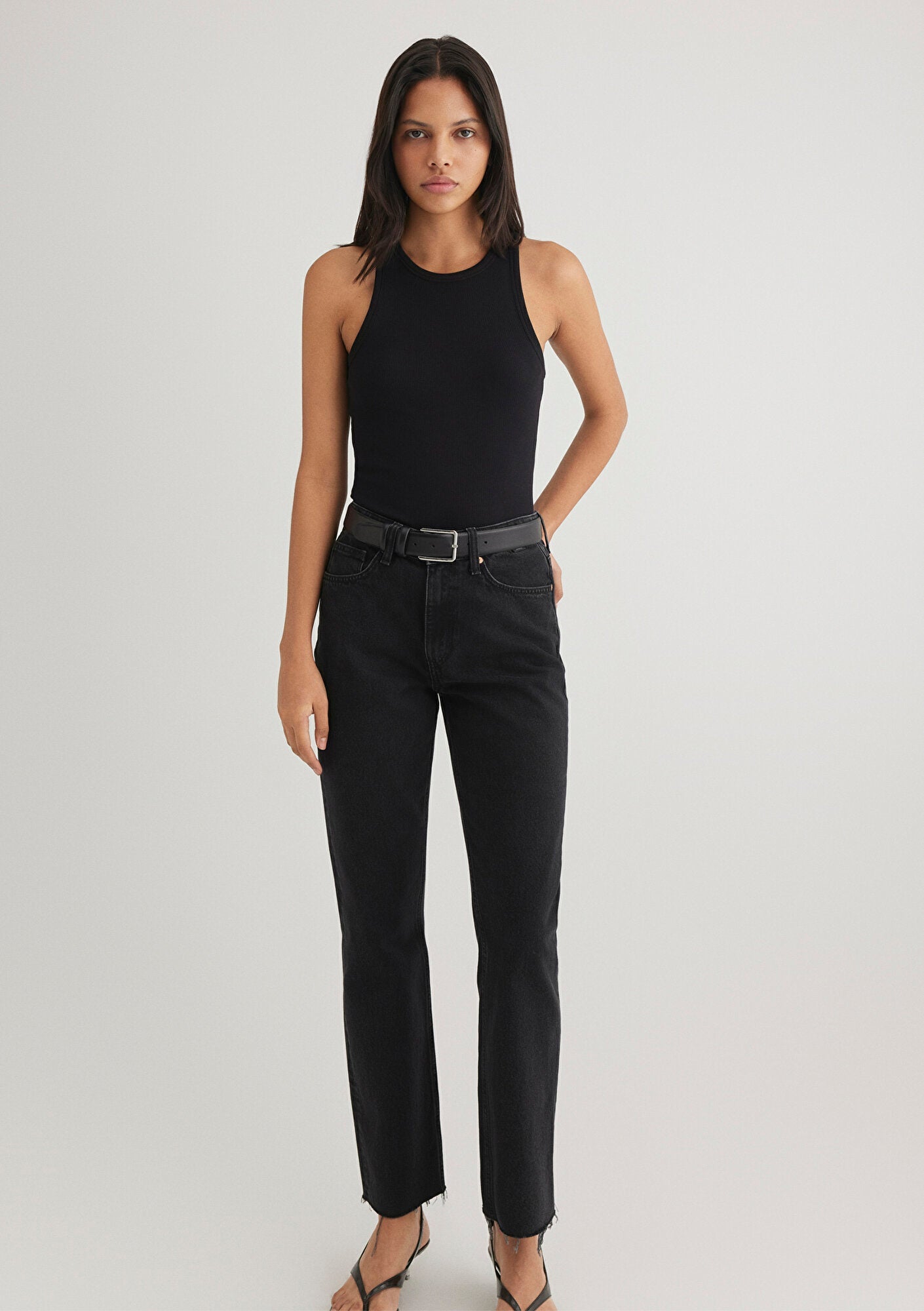 Black Basic Tank Top