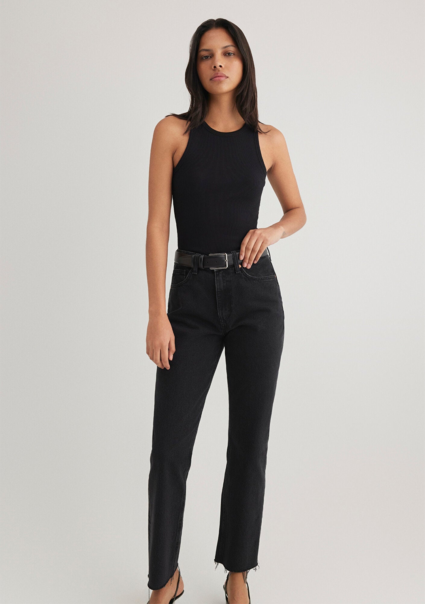 Black Basic Tank Top