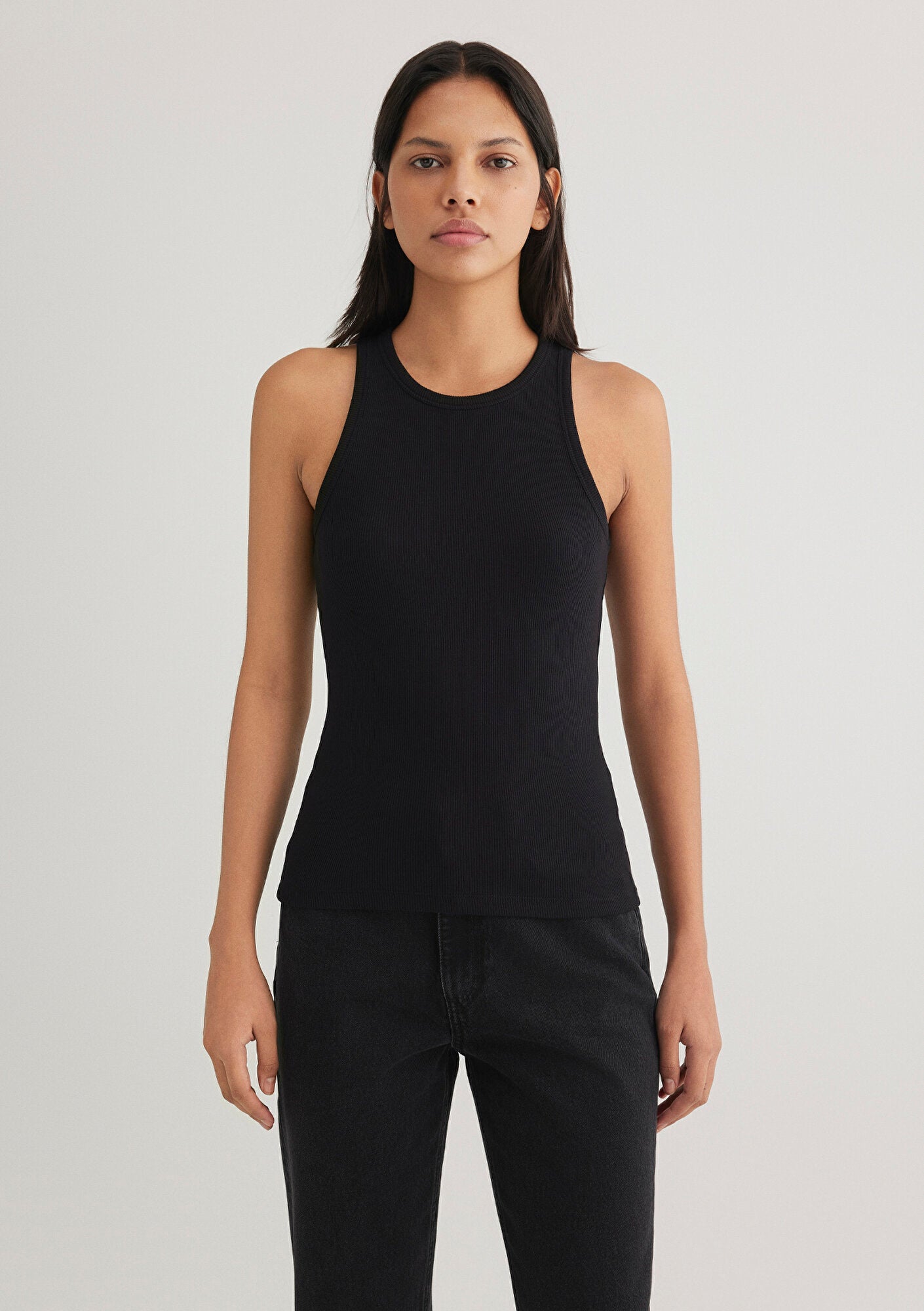 Black Basic Tank Top
