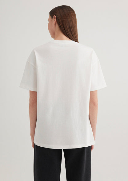 Mavi Logo Printed White T-Shirt