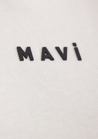 Mavi Logo Printed White T-Shirt