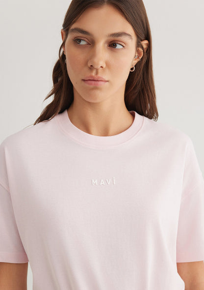 Pink Mavi Printed T-Shirt