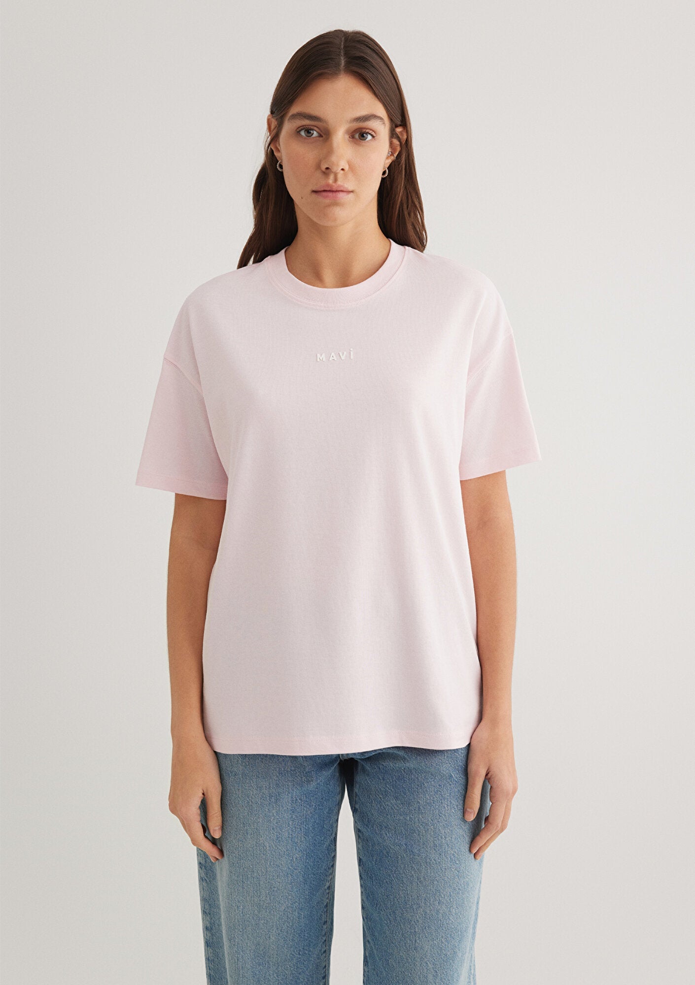 Pink Mavi Printed T-Shirt