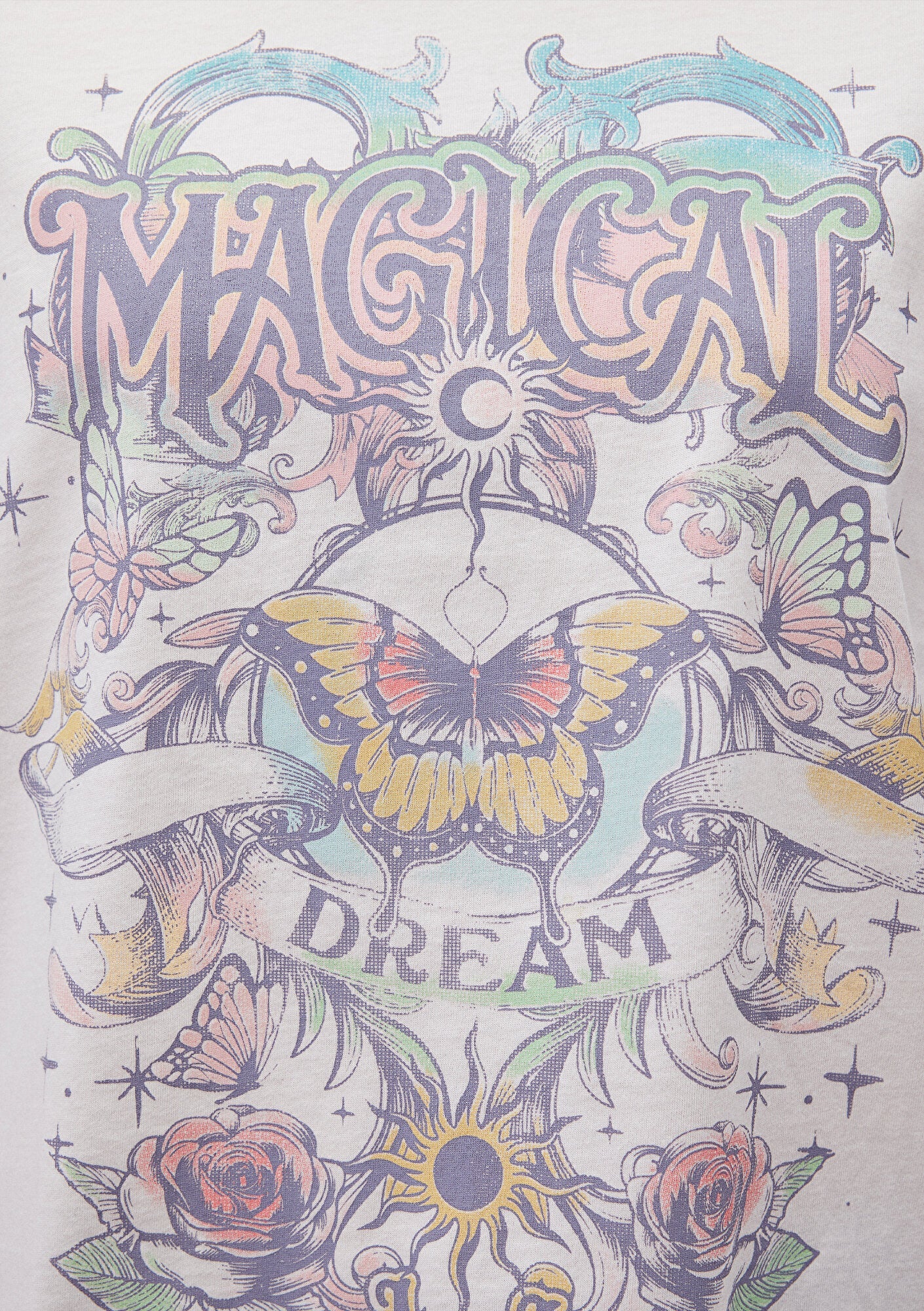 Printed White T-Shirt