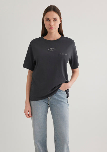 Printed Anthracite T-Shirt