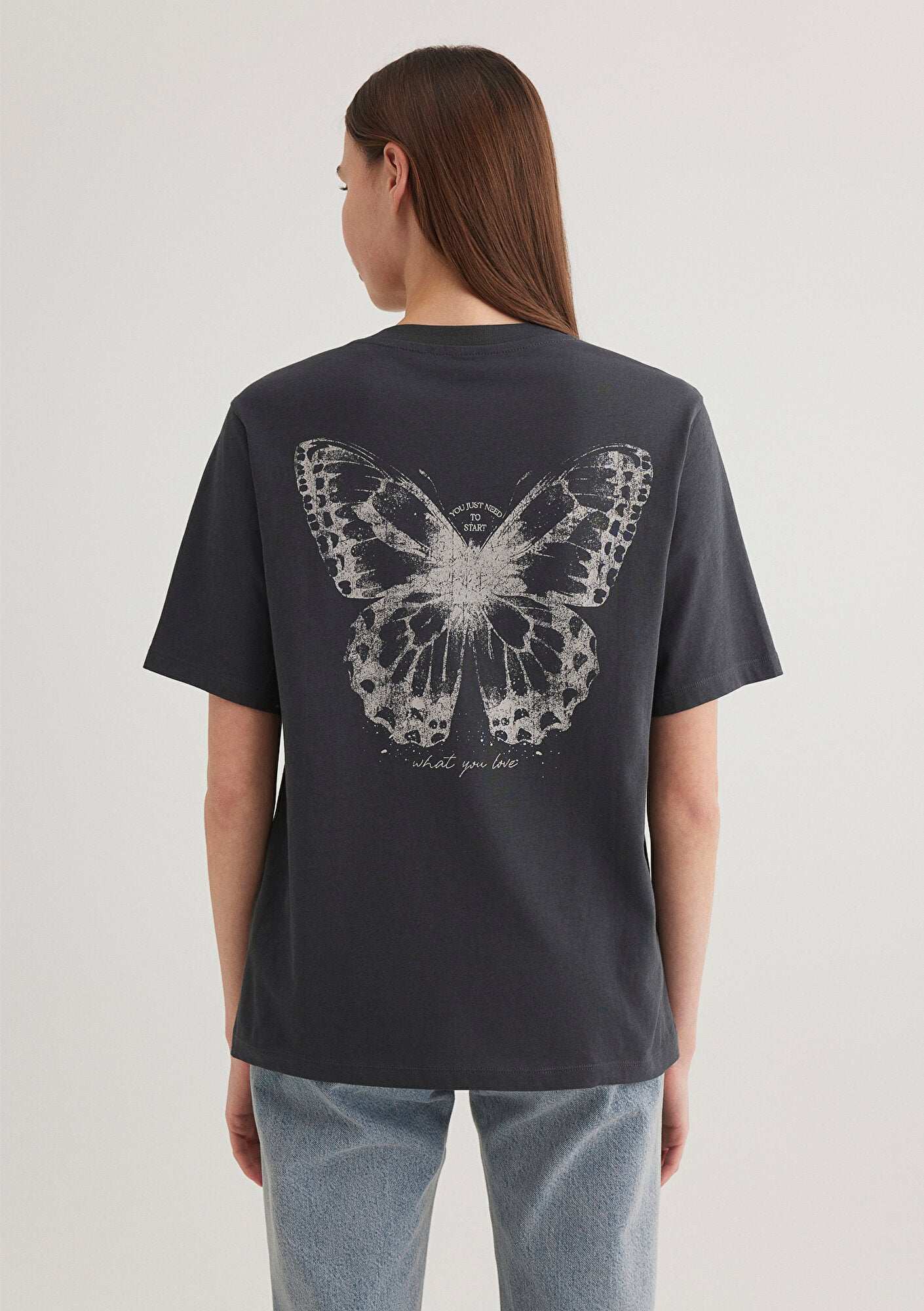 Printed Anthracite T-Shirt