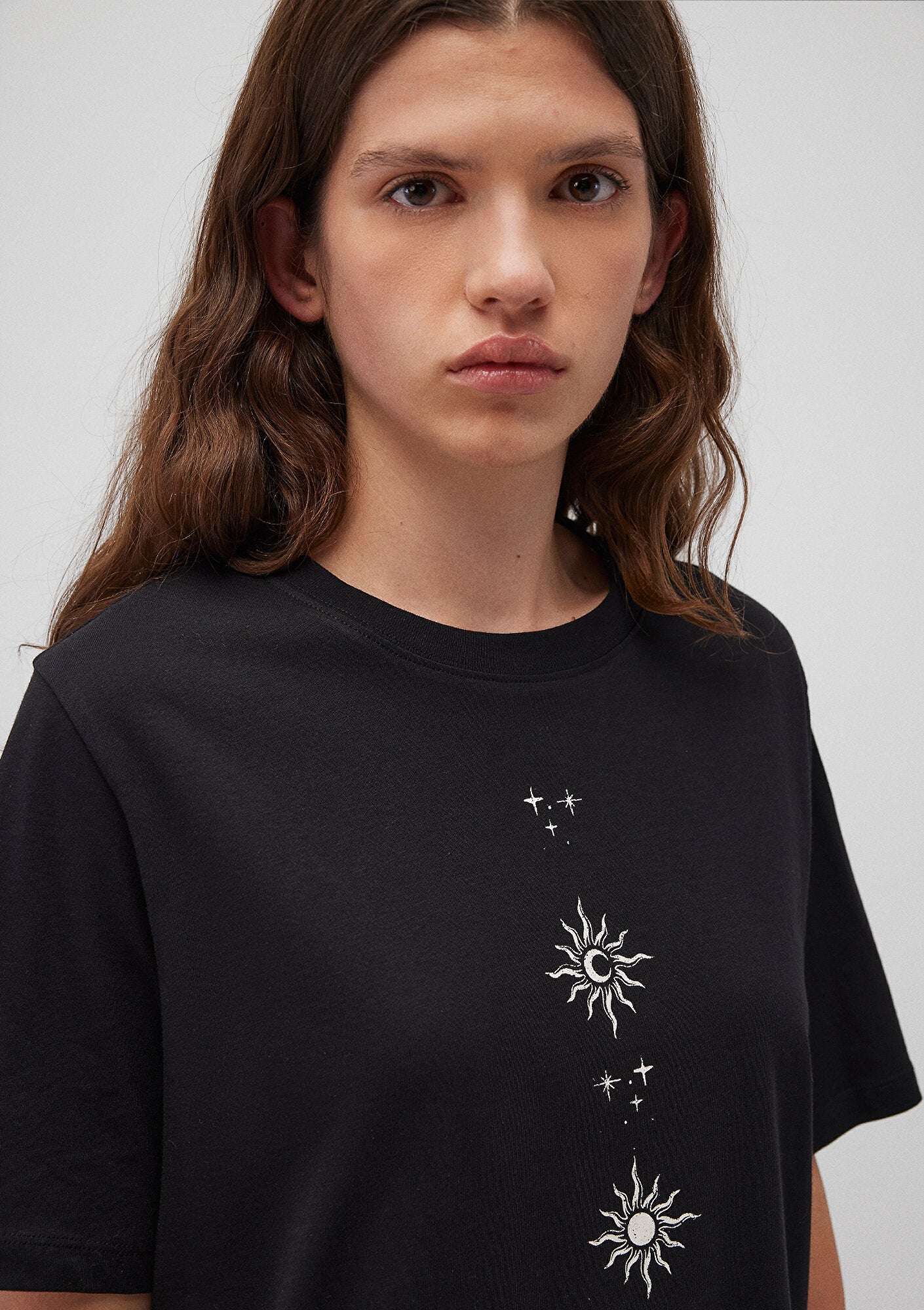 Printed Black T-Shirt