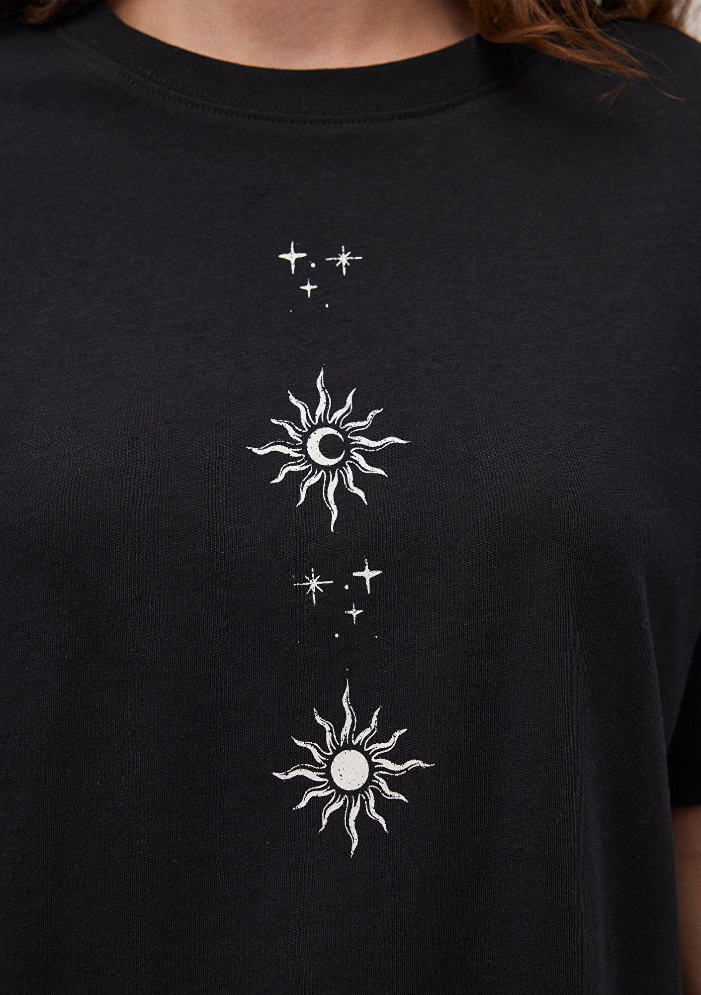 Printed Black T-Shirt
