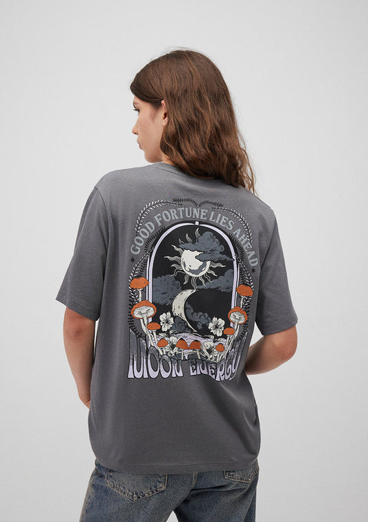 Printed Navy T-Shirt