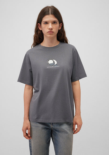 Printed Navy T-Shirt