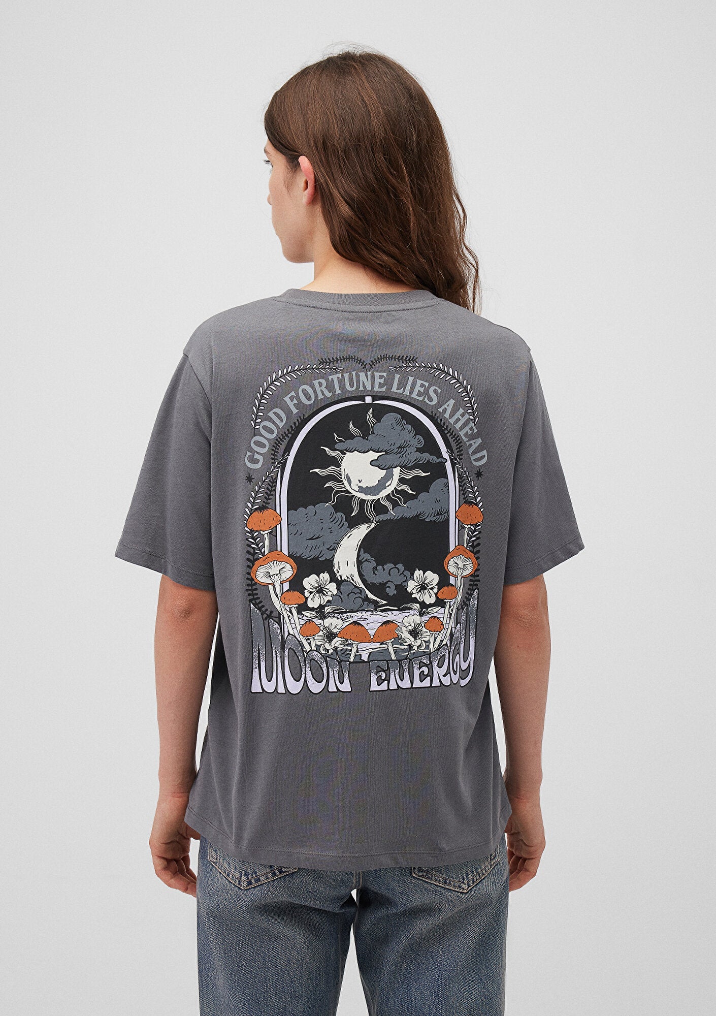 Printed Navy T-Shirt