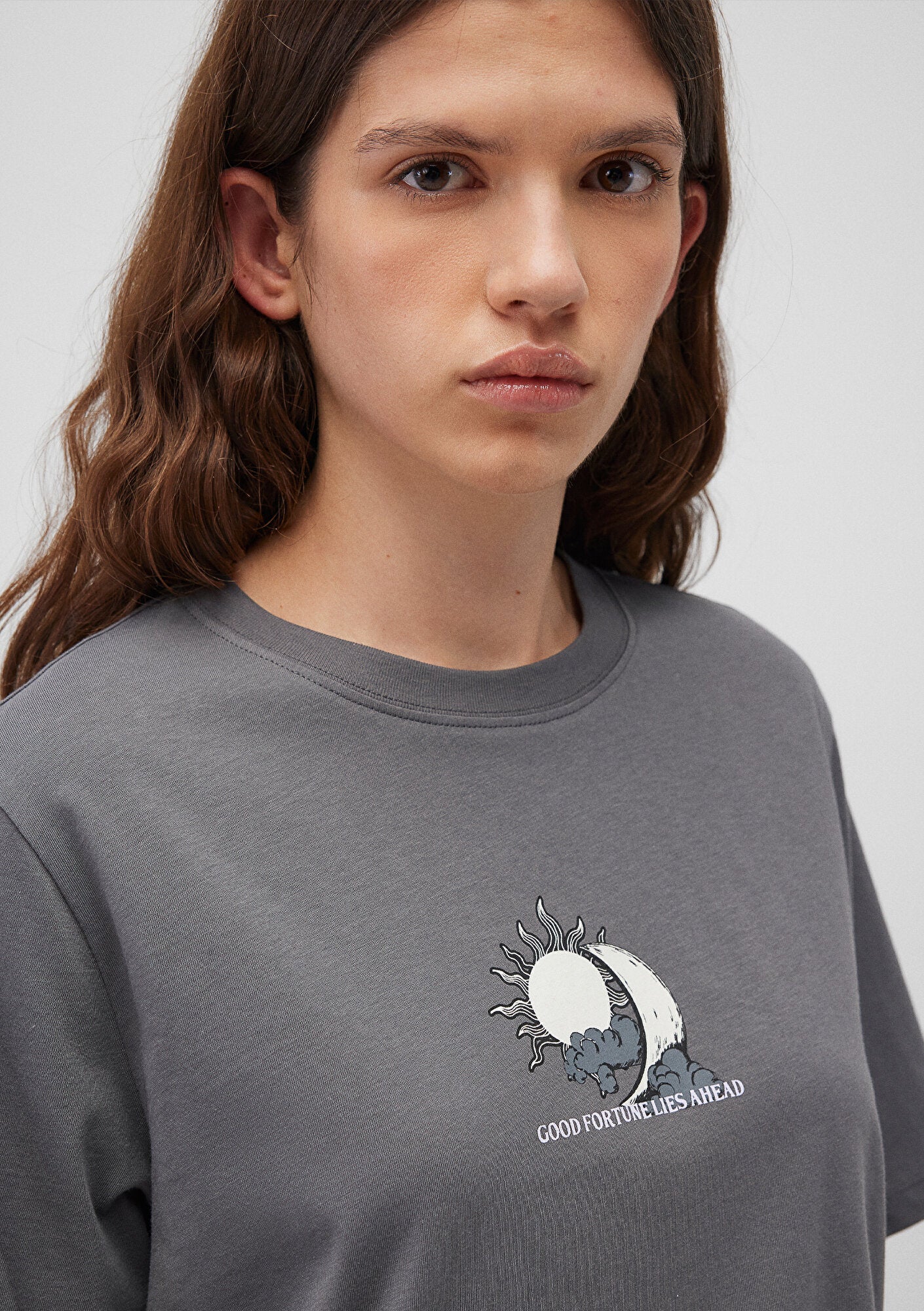 Printed Navy T-Shirt