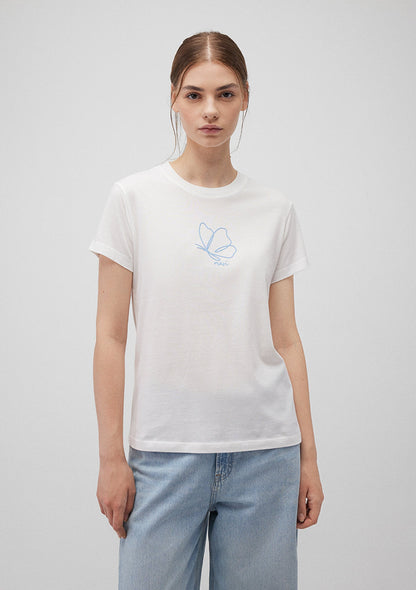 Printed White T-Shirt