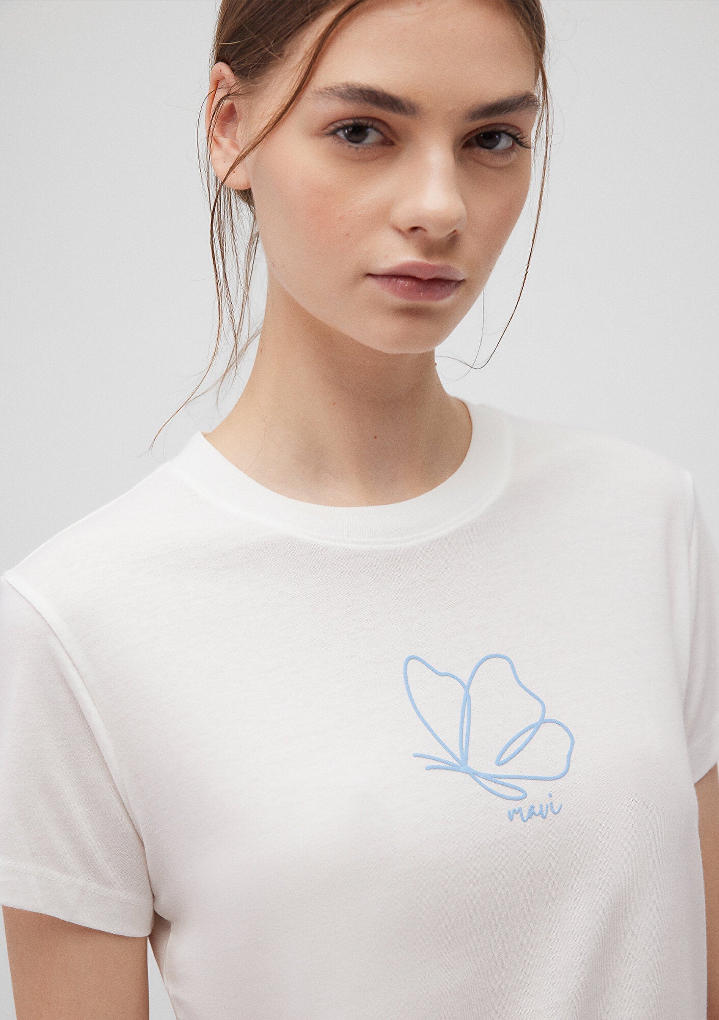 Printed White T-Shirt